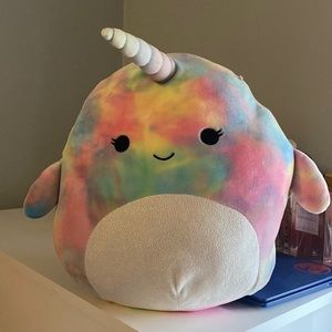 Colorful Pastel Narwhal Squishmallow